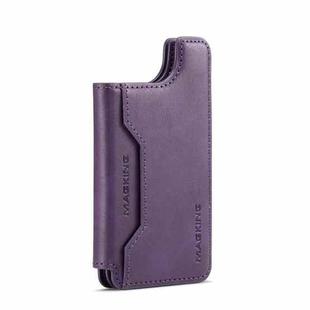 DG.MING MAGKING-K3 Series MagSafe RFID Card Bag(Purple)