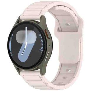 18mm I-Shaped Solid Color Silicone Watch Band(Starlight)