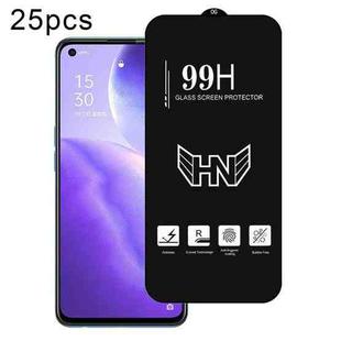For OPPO Find X3 Lite 25pcs High Aluminum Large Arc Full Screen Tempered Glass Film