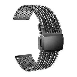 22mm Mesh Magnetic Stainless Steel Watch Band(Grey)