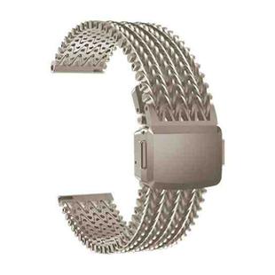 22mm Mesh Magnetic Stainless Steel Watch Band(Starlight)
