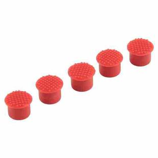 For Lenovo IBM 5pcs Mouse Cap, Diameter 0.4 x 0.5cm(Red)