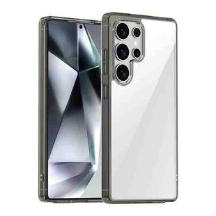For Samsung Galaxy S25 Ultra 5G iPAKY Aurora Series Shockproof PC + TPU Protective Phone Case(Transparent Black)