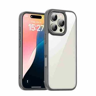For iPhone 16 Pro Max iPAKY Bright Color Series Shockproof PC+TPU Phone Case(Grey)
