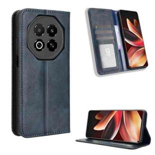 For Meizu Note 16 5G Magnetic Buckle Retro Texture Leather Phone Case(Blue)