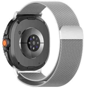 For Samsung Galaxy Watch 8 / 8 Classic / Ultra 2 xDfind Milanese Magnetic Metal Watch Band(Silver)