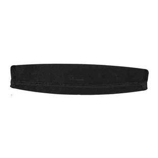 Elastic Cotton Cloth Headband Protective Cover, Size:Curved 20x12.5x10.5cm(Black)