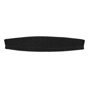 Elastic Cotton Cloth Headband Protective Cover, Size:Curved 22.5x13x10cm(Black)