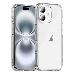 For iPhone 16 iPAKY Phantom Series Shockproof PC+TPU Phone Case(Matte White)