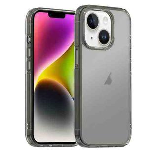For iPhone 14 iPAKY Phantom Series Shockproof PC+TPU Phone Case(Matte Black)