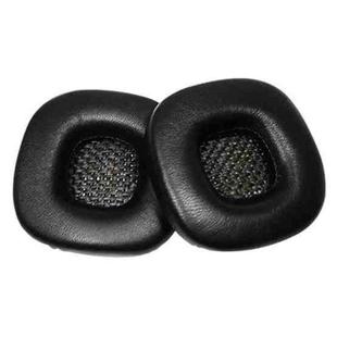 2pcs Sponge Earmuffs Replacement Earpads For Marshall Major II, Model:Black Lambskin