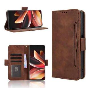 For Meizu Note 16 5G Skin Feel Calf Texture Card Slots Leather Phone Case(Brown)