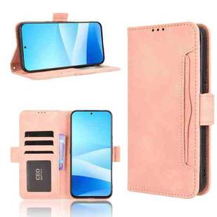 For Meizu Note 16 Pro 5G Skin Feel Calf Texture Card Slots Leather Phone Case(Pink)