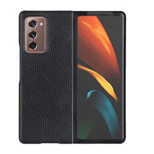 For Samsung Galaxy Z Fold2 5G Litchi Texture Shockproof Protective Case(Black)