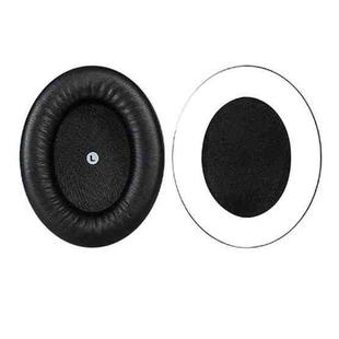 1 Pair Sponge Earmuffs Replacement Earpads For Audeze Mobius, Model:Protein Leather(Black)