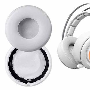 2pcs Protein Leather Earpads For SteelSeries Siberia 650(White)