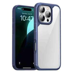 For iPhone 16 Pro Max iPAKY YJ Series Transparent PC+TPU Phone Case(Blue)
