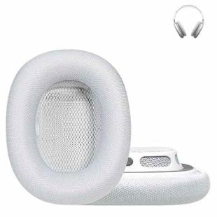 For Apple AirPods Max 2pcs Roller Cloth Magnetic Earphone Covers(Light Gray)