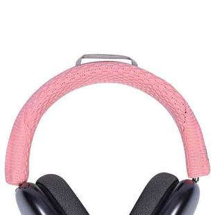 For Apple AirPods Max Knitted Headbeam Protective Cover(Pink)