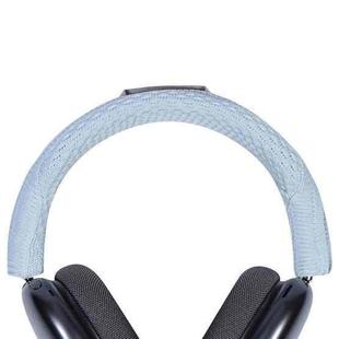 For Apple AirPods Max Knitted Headbeam Protective Cover(Crystal Blue)