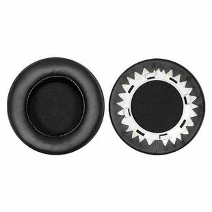 For Motorola Moto Pulse Escape 2pcs Protein Leather Snap-on Type Earphone Covers(Black)