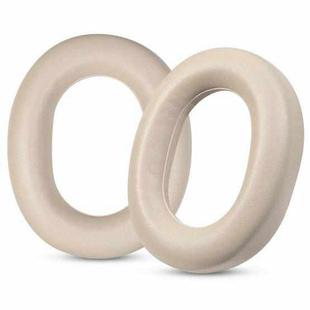 2pcs Snap-on Leather Earpads For Huawei FreeBuds Studio, Material:Protein Gold