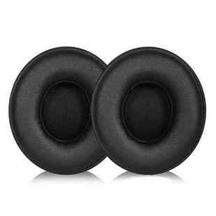 1 Pair Protein Leather Replacement Earpads For Beats Solo3 / Solo2(Black)