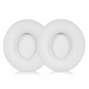 1 Pair Protein Leather Replacement Earpads For Beats Solo3 / Solo2(White)