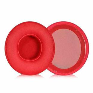 1 Pair Lambskin Replacement Earpads For Beats Solo3 / Solo2(Red)