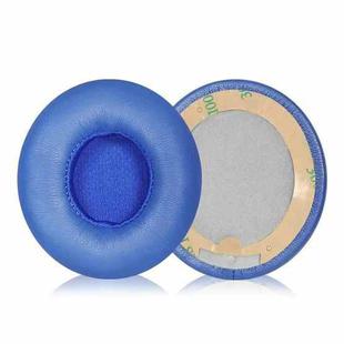 1 Pair Lambskin Replacement Earpads For Beats Solo3 / Solo2(Blue)
