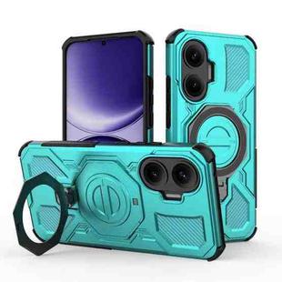 For Redmi Turbo 4 Pro 5G J-20 Solid Color MagSafe Magnetic TPU+PC Phone Case(Lake Blue)