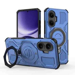 For Redmi Turbo 4 Pro 5G J-20 Solid Color MagSafe Magnetic TPU+PC Phone Case(Blue)