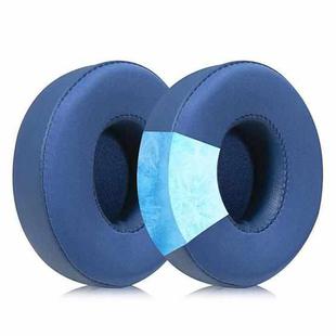 1 Pair Ice Feeling Gel Replacement Earpads For Beats Solo3 / Solo2(Blue)