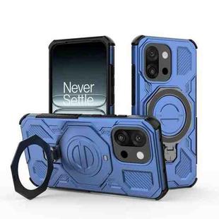 For OnePlus 13T 5G J-20 Solid Color MagSafe Magnetic TPU+PC Phone Case(Blue)