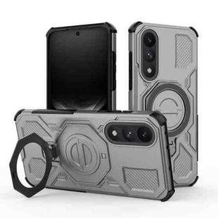 For OnePlus Ace 5 Ultra 5G / Nord 5 J-20 Solid Color MagSafe Magnetic TPU+PC Phone Case(Grey)