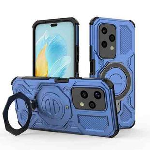 For Honor 200 Lite 5G Global J-20 Solid Color MagSafe Magnetic TPU+PC Phone Case(Blue)
