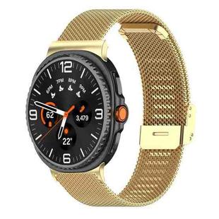 For Samsung Galaxy Watch 8 / 8 Classic / Ultra 2 22mm xDfind Buckle Metal Mesh Watch Band(Gold)