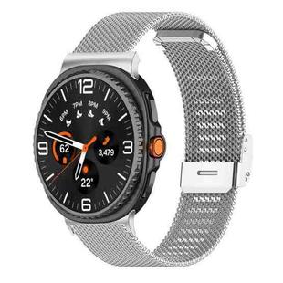 For Samsung Galaxy Watch 8 / 8 Classic / Ultra 2 22mm xDfind Buckle Metal Mesh Watch Band(Silver)