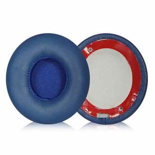 1 Pair Lambskin Replacement Earpads For Beats Solo3 / Solo2 Wireless(Blue)