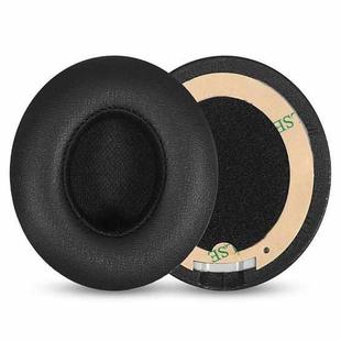 1 Pair Protein Leather Replacement Earpads For Beats Solo4(Matte Black)