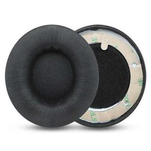 1 Pair Protein Leather Replacement Earpads For Beats Solo Pro(Black)
