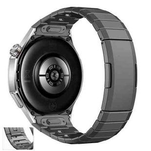 For Huawei Watch GT 5 Pro One Bead Side Slide Titanium Alloy Quick Release Watch Band(Grey)