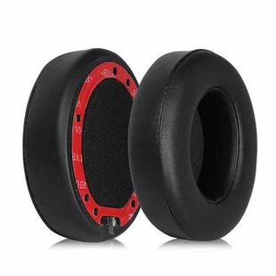 1 Pair Protein Leather Thickened 26mm Replacement Earpads For Beats Studio3 / 2(Black)