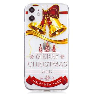 For iPhone 11 Pro Christmas Pattern TPU Protective Case(Bell)