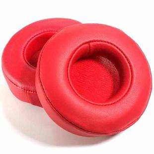 2pcs Lambskin Replacement Earpads For Beats Mixr(Red)