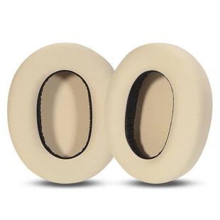 2pcs Ice Silk Cloth Replacement Earpads For EDIFIER W820NB / Free Pro / K820NC(Apricot)
