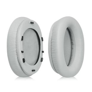 2pcs Protein Leather Snap-on Replacement Earpads For EDIFIER W800BT PLUS(Grey)