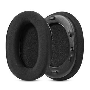 2pcs Ice Silk Cloth Snap-on Replacement Earpads For EDIFIER W800BT PLUS(Black)