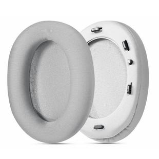 2pcs Ice Silk Cloth Snap-on Replacement Earpads For EDIFIER W800BT PLUS(Grey)