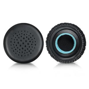 2pcs Protein Leather Replacement Earpads For EDIFIER H690 / W570BT / W670BT / H690P(Black)
